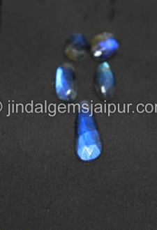 Blue Labradorite Rose Cut Slices